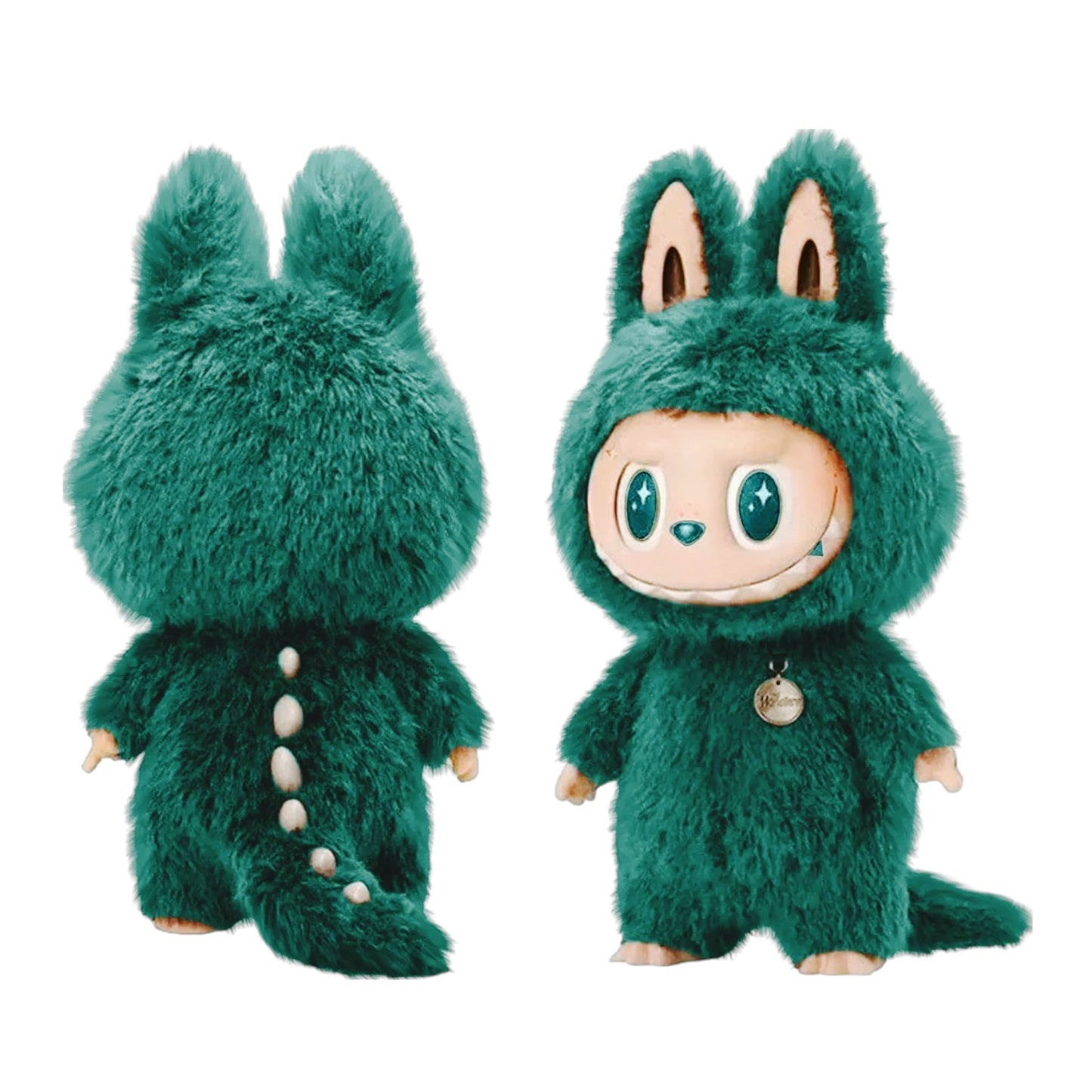 Labubu Green Monster – The Monsters Series with Medallion